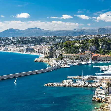 Appartamento Grand H -f2, Face Vieux- Nice, Terrasse, Ascenseur, Climatisation, Terrace - Center Nizza